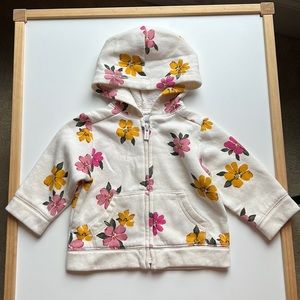 Old Navy Floral Zip-Front Hoodie